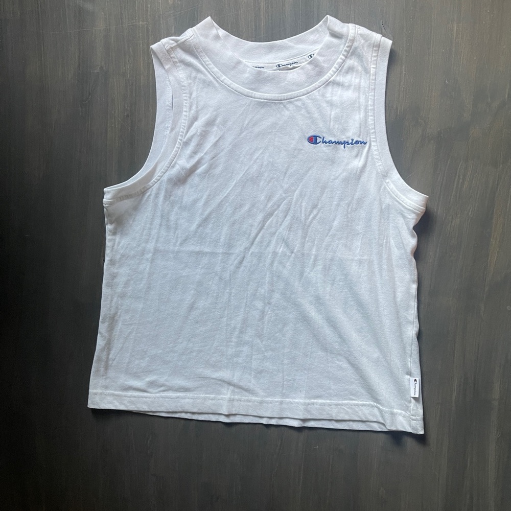 Champion Classic White Tank Top